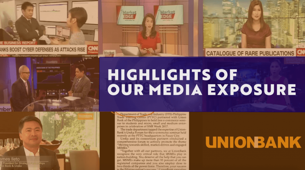 unionbank highlights media exporsure screenshot